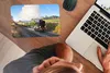 MuchoWow® Mauspad Mousepad Ein bunter Dampfzug in einer Produktbild-Vorschau 3