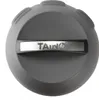 A top-down view of a gray portable gas grill lid with the brand name "TAINO" visible. Produktbild-Vorschau