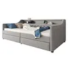 Schlafsofa 90x200 Beige Grau – LED-Umgebungslicht, Produktbild-Vorschau 18