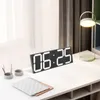 Nástěnné hodiny černé LED digitální hodiny s dálkovým Náhled obrázku produktu 2
