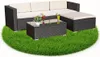 Mucola Gartenmöbel 5tlg. Gartenlounge Sitzgruppe Gartenset Produktbild-Vorschau 1