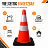 Wiltec Verkehrskegel 70 cm aus PVC mit Gummisockel, Produktbild-Vorschau 8