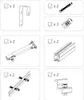 Pre 2 solárne moduly Prémiová montážna sada balkón terén Náhľad obrázku produktu 3