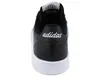 The back view of a black and white Adidas sneaker. Podgląd zdjęcia produktu