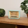 Moritz Blech-Deko Spardose Radio türkis Blechdekoration Produktbild-Vorschau 2