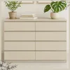 YUMEBLY | Kommode mit 8 Schubladen 120x97x40 cm Schrank für Produktbild-Vorschau 5
