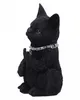 Freche Cattitude Katze zeigt Mittelfinger als Gothic Deko Produktbild-Vorschau 2