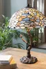 Clayre & Eef Tiffany Tischlampe Ø 40x60 cm Blau Glas Produktbild-Vorschau 7