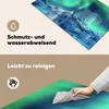 KitchenYeah© Herdabdeckplatte Nordlichter - Berg - Schnee , Produktbild-Vorschau 2