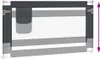 vidaXL Protezione letto per bambini grigio scuro 150x25 cm Anteprima dell’immagine prodotto 6