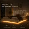 STILVORA gestoffeerd bed 180x200 cm met LED-verlichting en Productafbeelding-voorbeeld 8
