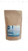 A brown resealable pouch of filtergranulate with a blue label containing product information. Produktbild-Vorschau