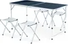 Outtec® kempingový stůl se 4 židlemi - 120 x 60 cm - Náhled obrázku produktu 2