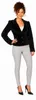 Hippie Jacke Grace in Plüsch-Optik für Damen | Schwarz Produktbild-Vorschau 3
