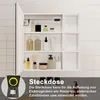 LED Spiegelschrank mit Seiteschrank 80x70 cm mit Produktbild-Vorschau 8