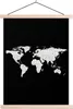 MuchoWow® Textilposter Weltkarte - Design - Dreieck 120x160 Produktbild-Vorschau 1