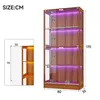 MODFU LED-Glasvitrine 80 x 35 x 170 cm,Standvitrine mit Produktbild-Vorschau 7