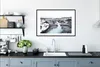 MuchoWow® Gerahmtes Poster Wasserfall mit leuchtend blauer Produktbild-Vorschau 4