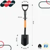 KOTARBAU® Feldspaten 83cm mit Metallstiel Kurzspaten Produktbild-Vorschau 3
