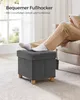 SONGMICS Sitzhocker, 29L, klappbare Sitztruhe, Produktbild-Vorschau 4