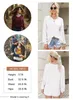 Damen-Waffel-Oversize-Bluse mit V-Ausschnitt, langarm, Produktbild-Vorschau 4
