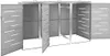 vidaXL Contenitore per rifiuti da 3 tonnellate 207x77,5x115 Anteprima dell’immagine prodotto 4