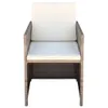 VidaXL 42561, Terrasse, Gepolsterter Sitz, Polyrattan, Produktbild-Vorschau 2