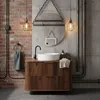 A stylish bathroom vanity with a vessel sink, modern faucet, and industrial-inspired decor. Podgląd zdjęcia produktu
