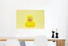 MuchoWow® Poster Gummi-Ente - Gelb - Rosa 60x40 cm - Produktbild-Vorschau 5