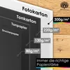 OfficeTree 50 Blatt Tonpapier A4 Weiß 300g/m² zum Basteln - Produktbild-Vorschau 4