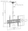 TV-Deckenhalterung 37-86 Zoll 50 kg Spacetronik SPET50 Produktbild-Vorschau 9