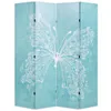 vidaXL Raumteiler klappbar 160 x 170 cm Schmetterling Blau Produktbild-Vorschau 5