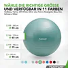 Tunturi Anti Burst Fitnessball mit Pumpe - Yoga-Ball 65 cm Produktbild-Vorschau 8