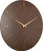 Karlsson - Wanduhr Esmerado Large - Braun - 60x60x60cm Produktbild-Vorschau 1