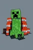 Kinder-Fleecedecke Minecraft TNT 100x150 cm Produktbild-Vorschau 1
