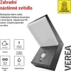 LED zahradní solární nástěnné svítidlo VEREA, čidlo soumraku, 10,7 x 15,4 x 13 cm Náhled obrázku produktu