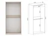 Marmex TRES R SET Kleiderschrank ohne Türen 380x206x51cm, Produktbild-Vorschau 2