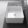 doporro Lavabo Vasque à Poser Solid Surface Rectangulaire Voir les images du produit 3