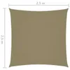 Tenda da sole in tessuto Oxford Square 2,5x2,5 m Beige Anteprima dell’immagine prodotto 13