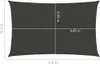 vidaXL Markíza 160 g/m² antracit 2,5x4,5 m HDPE Náhľad obrázku produktu 6