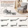 COSTWAY Schlafsessel mit Bettfunktion, Schlafsofa mit 5 Produktbild-Vorschau 4
