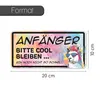 younikat Auto-Magnet-Schild Anfänger Lama Bunt I 20 x 10 cm Produktbild-Vorschau 2