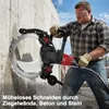 Scie à béton électrique 5000W, disque de coupe diamanté de Voir les images du produit 7