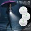 Regenschirm mit Licht, sturmfest-130 km/h - Taschenschirm Produktbild-Vorschau 6