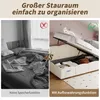 Flieks Hydraulisches Polsterbett 90x200cm mit Stauraum, Produktbild-Vorschau 8