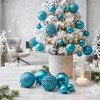 Set di 50 palline di plastica per albero di Natale, colore Anteprima dell’immagine prodotto 4