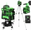 A product shot showcasing a 3D laser level with its accessories, including a tripod and carrying case, against a white background. Náhľad obrázku produktu