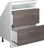 Mobile sottotetto Vicco Rion Grigio nobile con 2 cassetti, Anteprima dell’immagine prodotto 4