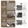 okwish GartenLounge-Set aus Eisen, L-förmiges Produktbild-Vorschau 5
