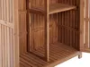 BELIANI Gartenschrank Akazenolz Edelstahl 4 Fächer Produktbild-Vorschau 9